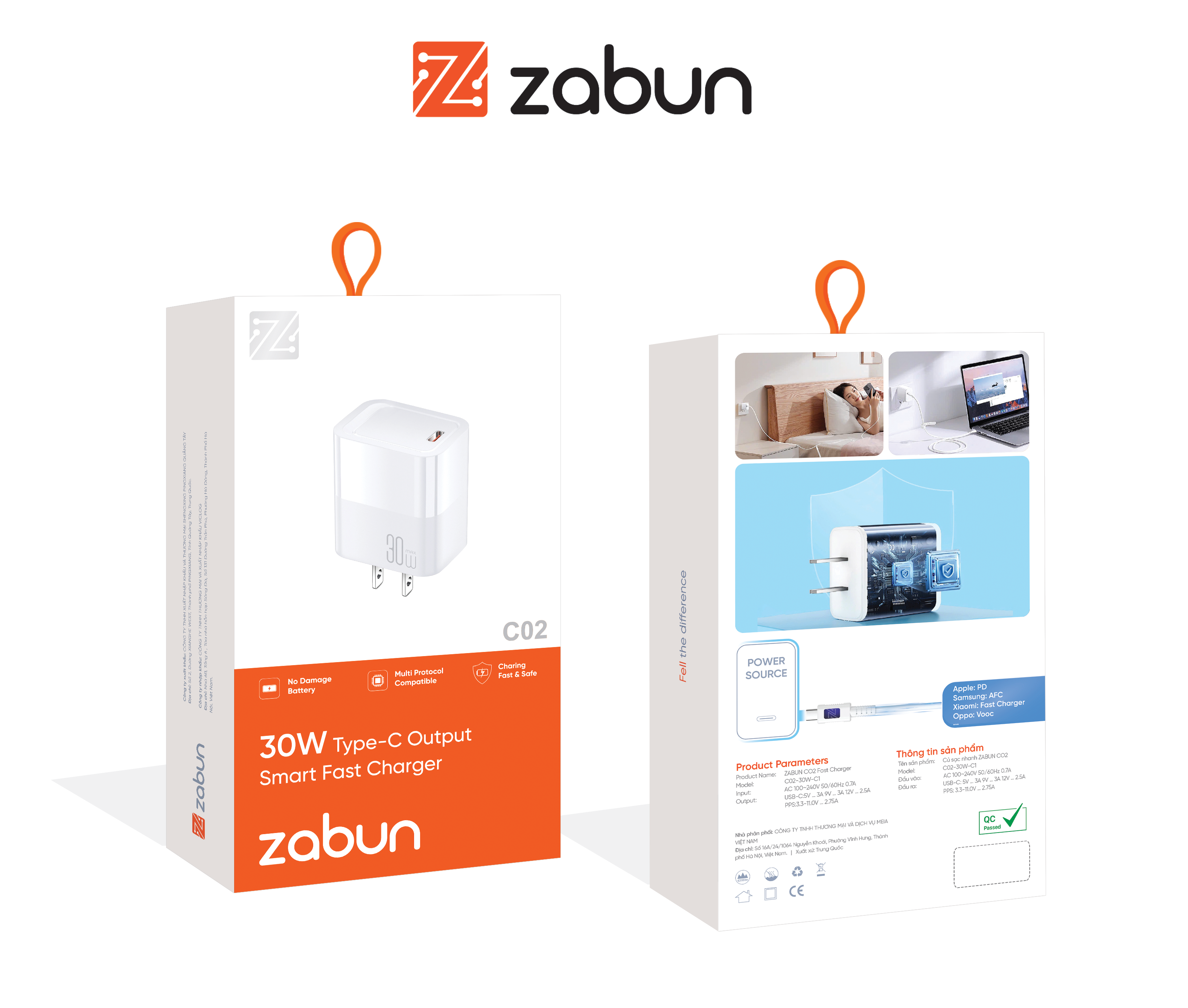 Củ sạc 30W Zabun C02